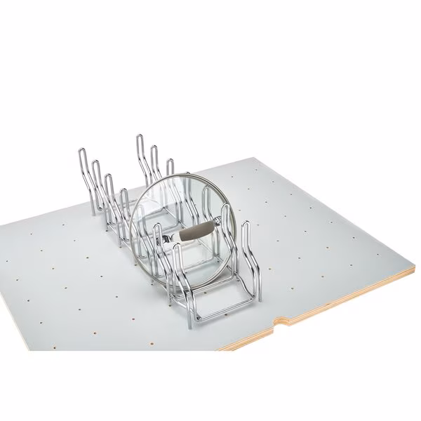Accessory, Steel, Silver, 5.25 in W, 5.5 in H, 16.88 in D, 16.88 in L, Silver